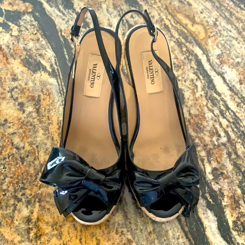 Valentino espadrille wedges
